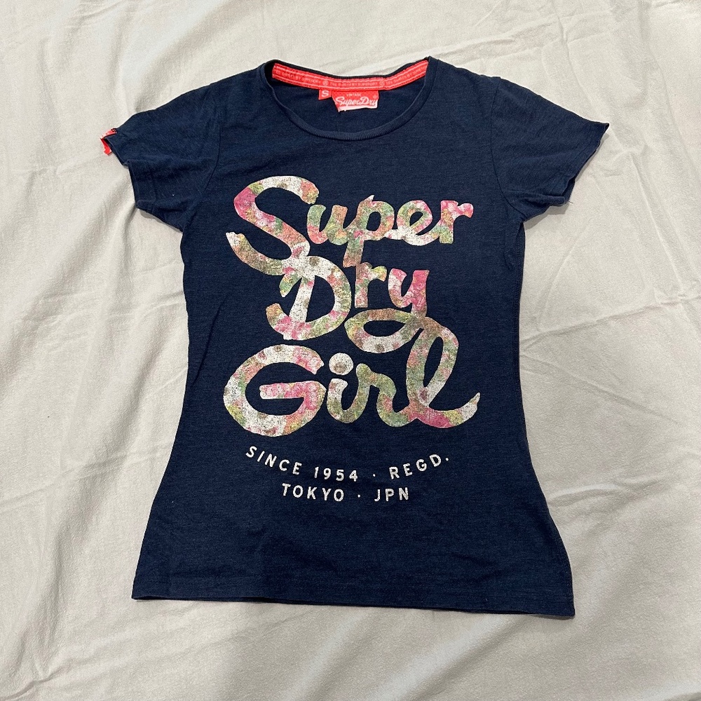 Vintage SUPERDRY Women's T-shirt S